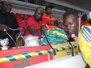 Cérémonie de remise des médailles aux vainqueurs 2014