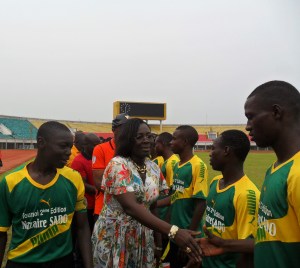 Christelle Houndonougbo conseiller technique au ministère des sports salue les équipes finalistes